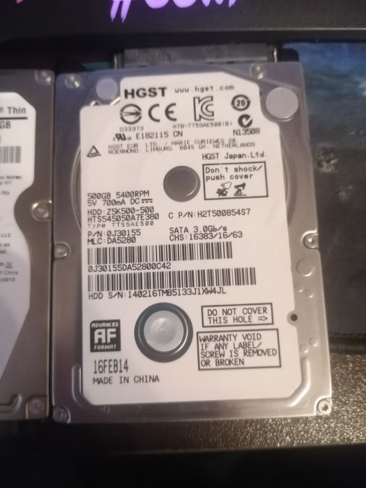 Хард диск за лаптоп 250GB 350GB 500GB 1TB