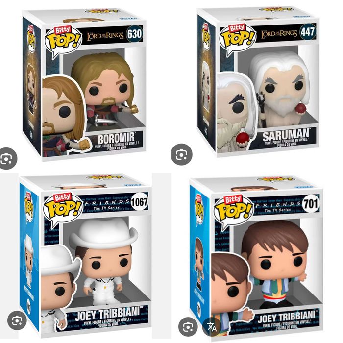 Funko Bitty POP Lord of the rings & Friends