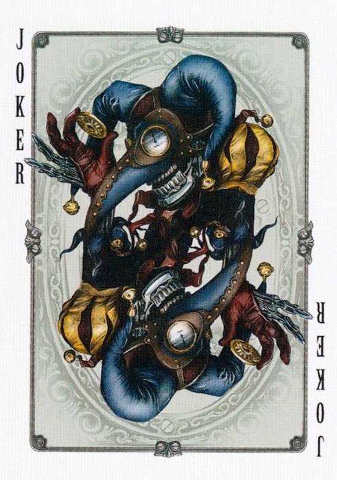 Коллекционные игральные карты Art of Steampunk, размер 7х12см