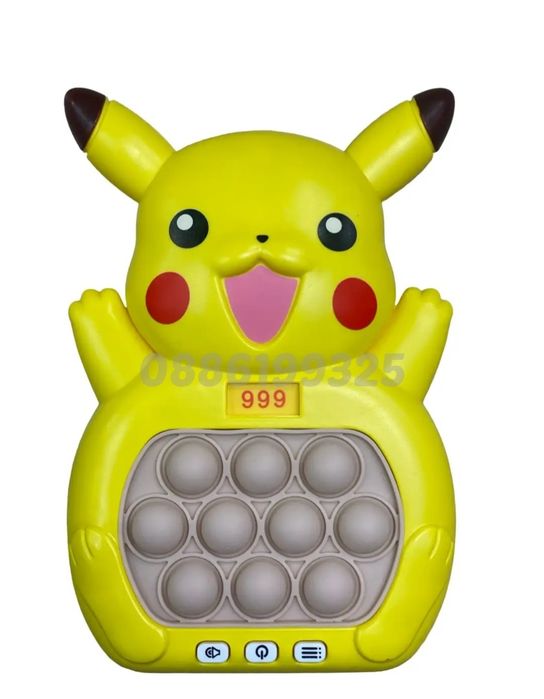 Антистрес поп ит игра Quick Push Стич, Кити Куроми, Пикачу, Супер Мари