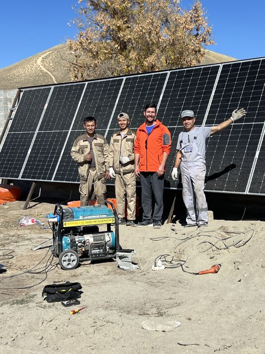 Установка солнечных батарей