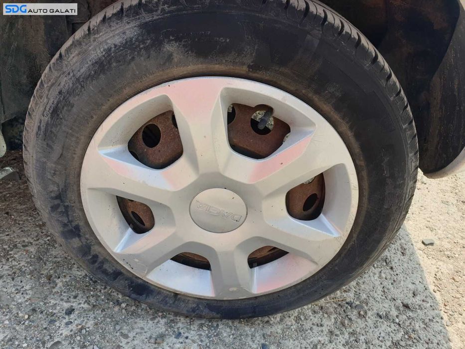 Set 4 Jante Roti Tabla cu Capace 185 65 15 R15 Dacia Logan 2 2012 - 2020 Cod sdgjt15bds1