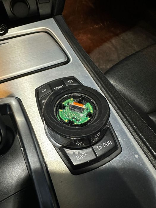 Rotita buton consola  ceramic iDrive NBT compatibil BMW F01 F10 F30