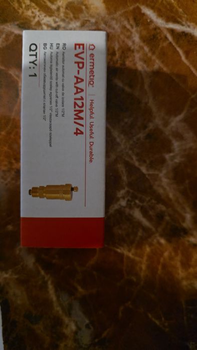 Aerisitor automat pentru calorifer (radiator) Ferro, cu valva de izola