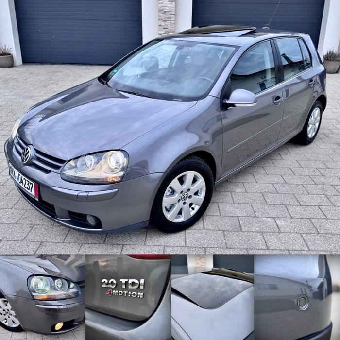 VW Golf 5 2.0 TDI 140cp 4Motion 4x4 2007 Euro4 Trapa Xenon Pilot PDC
