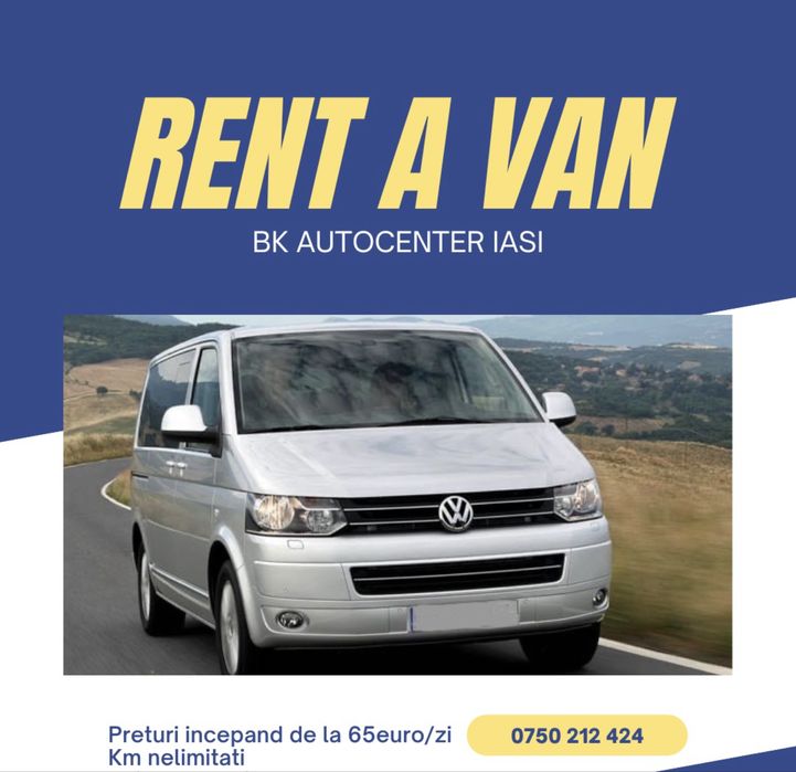 Inchirieri auto VW Caravelle 7+1 locuri