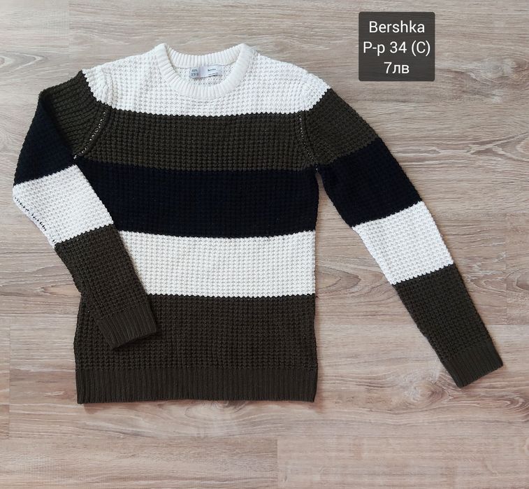 Блузи и пуловери с дълъг ръкав H&M, Bershka