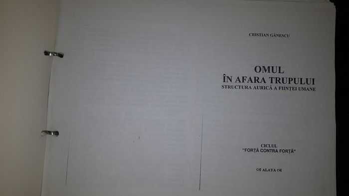 Forta contra forta, Omul in afara trupului, Marele mister, Cristian Ganescu