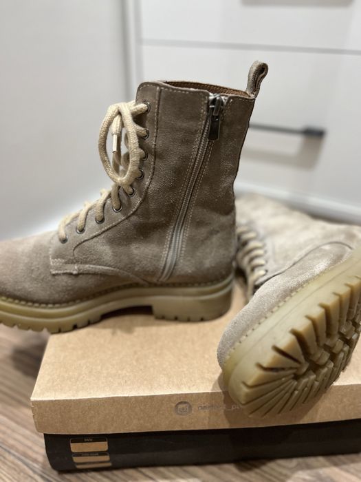 Ботинки замшевые зима