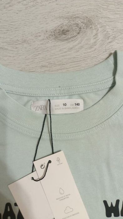 Tricou pentru fete Zara. Mărimea 10 ani, este nou