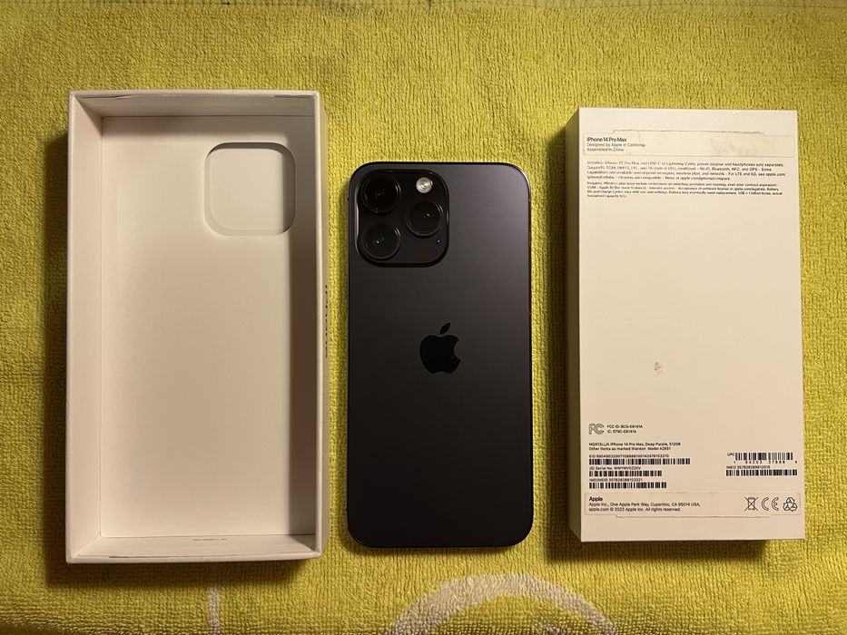 iPhone 14 Pro Max 512GB  Deep Purple - Като Нов