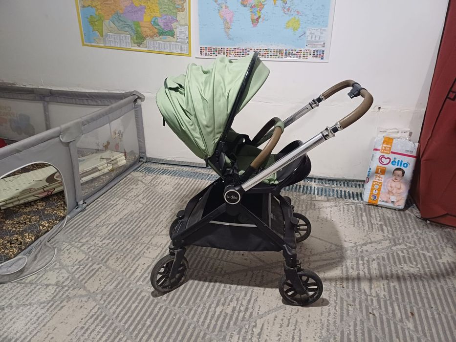 “Kidilo 2в1 коляска, почти новая”