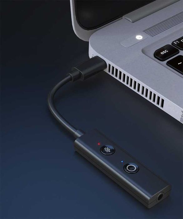 CREATIVE SB PLAY!4 ЗВУКОВА КАРТА,USB-C, 3.5mm,NoiseClean,Crystal Voice