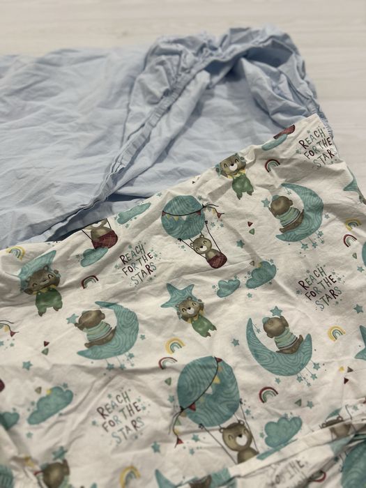 Set de 2 cearceafuri pt patuț cu elastic