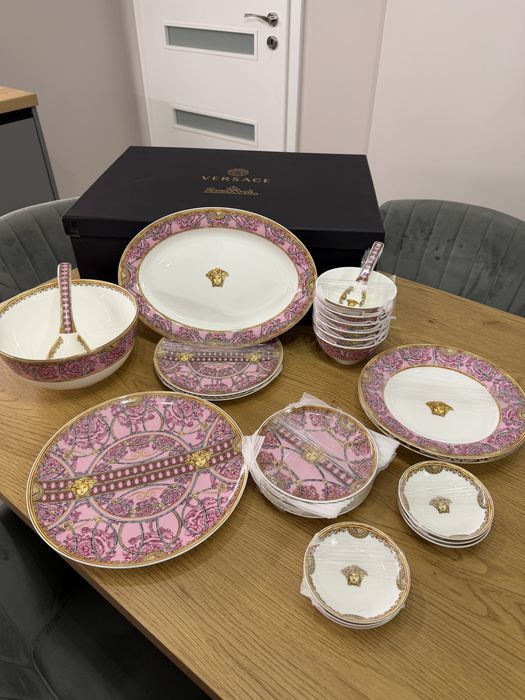 Versace Rosenthal La Scala del Palazzo Rosa комплект за хранене от 32 части
