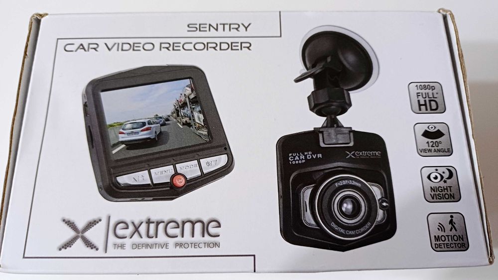 Видeорегистратор за кола Extreme Full HD,2.4 LCD екран, Slim, микрофон