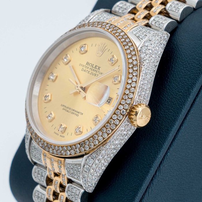 Ceas Rolex de dama, Datejust 36mm cu diamante