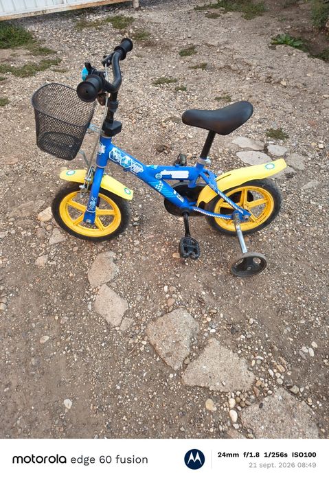 Bicicleta copii Roti Pline din Poliuretan