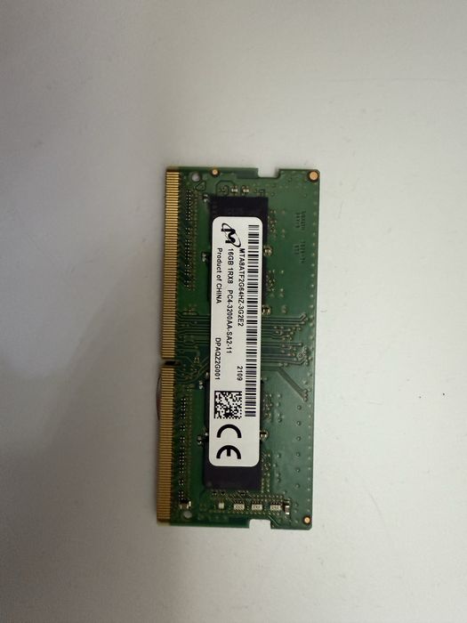 Оперативка для ноутбука. 16GB DDR4 PC4-3200A