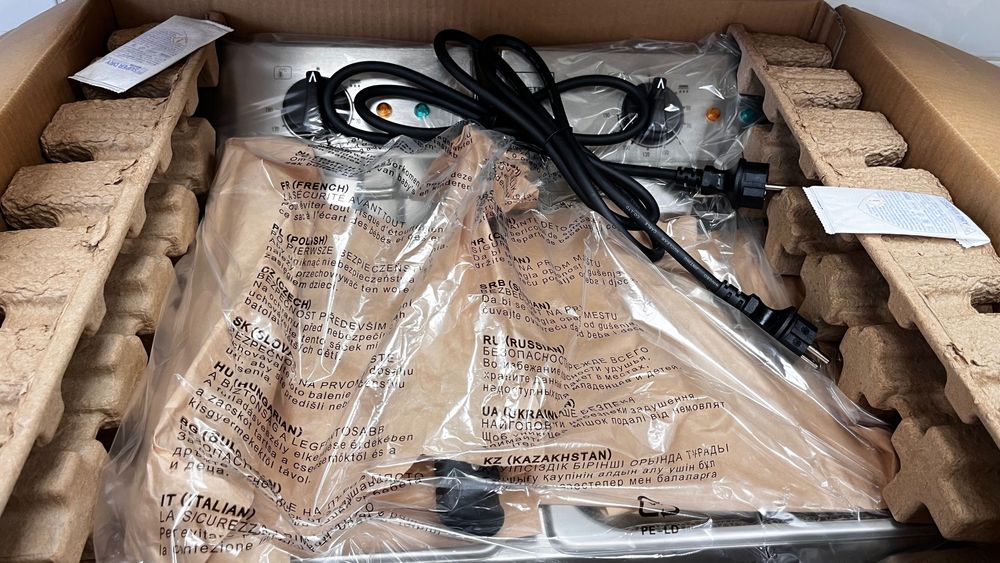 Професионален двоен фритюрник 2•8л нов