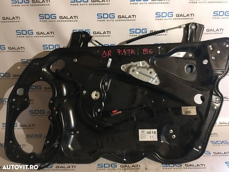 Macara Geam Dreapta Fata Volkswagen Passat B6 2005 - 2010