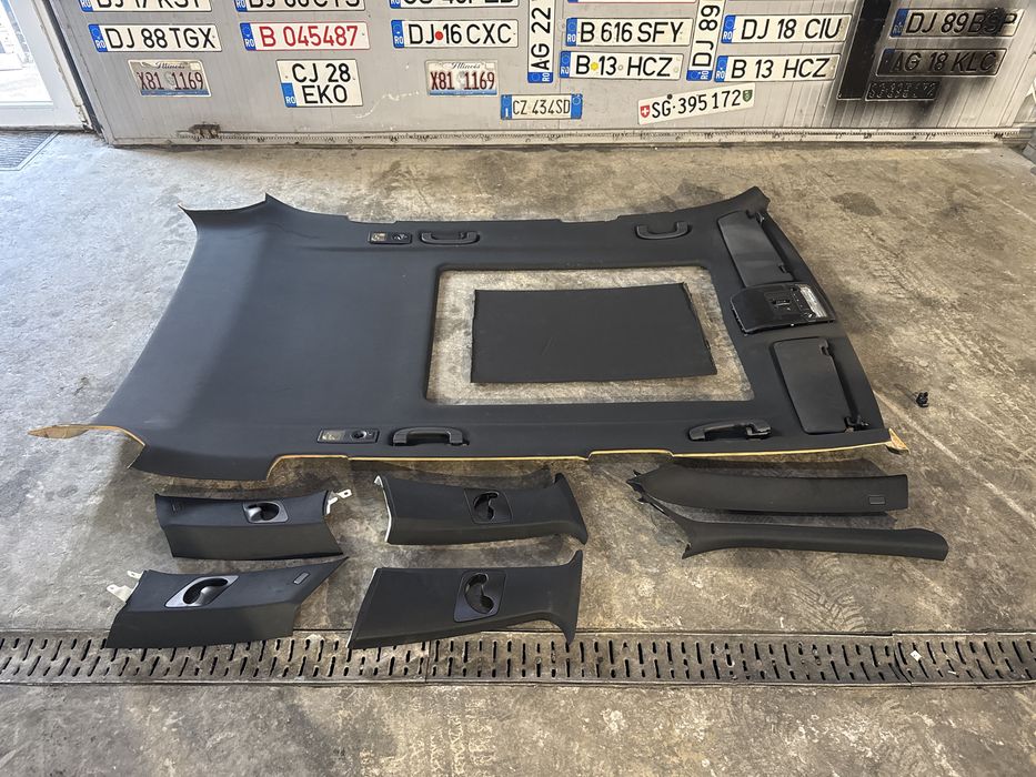 Plafon Interior Negru Bmw X5 E70 Cu Panoramic
