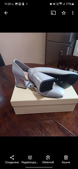 Обувки Fabiano сиви