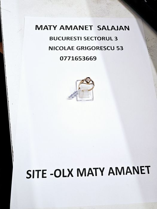 Vand inel dama din aur 14 k 3.12 g cod 680
