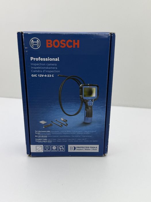 CAMERĂ INSPECȚIE BOSCH GIC 12V-4-23 C ENDOSCOP PROFESIONAL 4.3” CABLU 1.5M NOUĂ