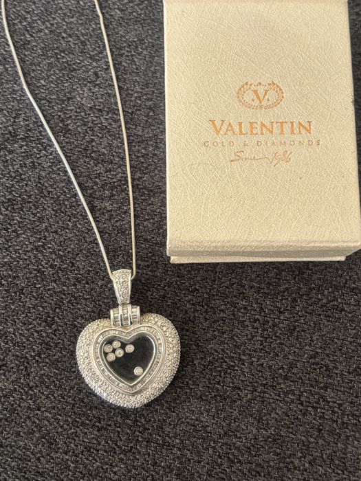 Златни 18 каратови изделия с диамнти  Сертификат