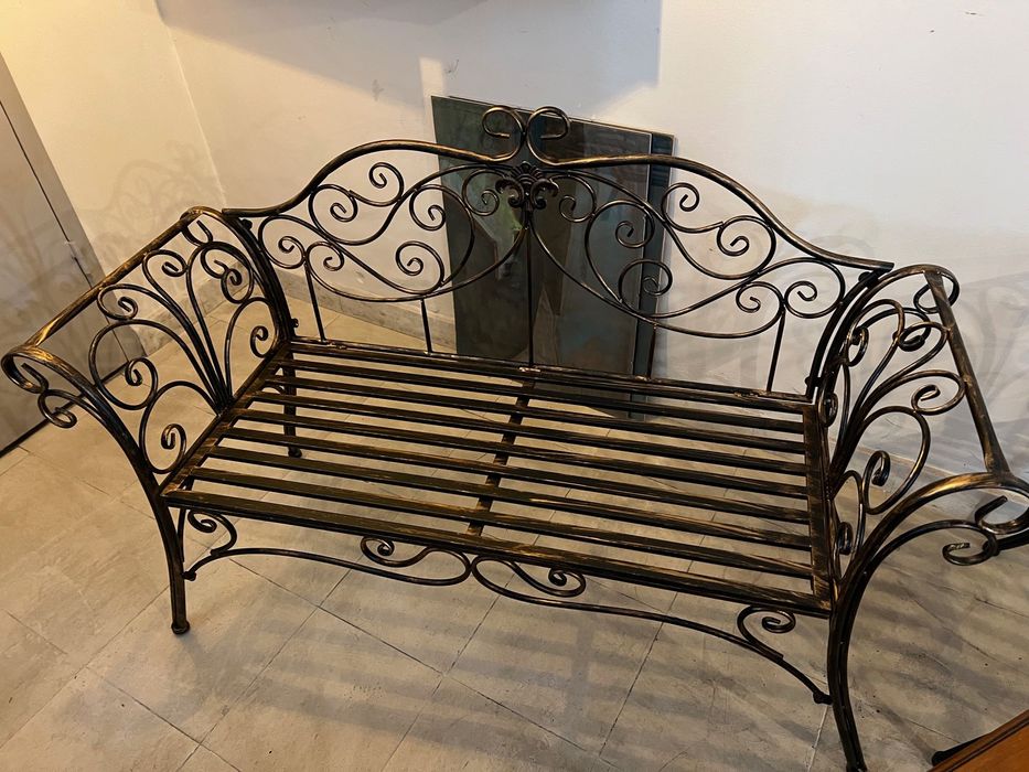 Градинска метална пейка. MC0086HP-N