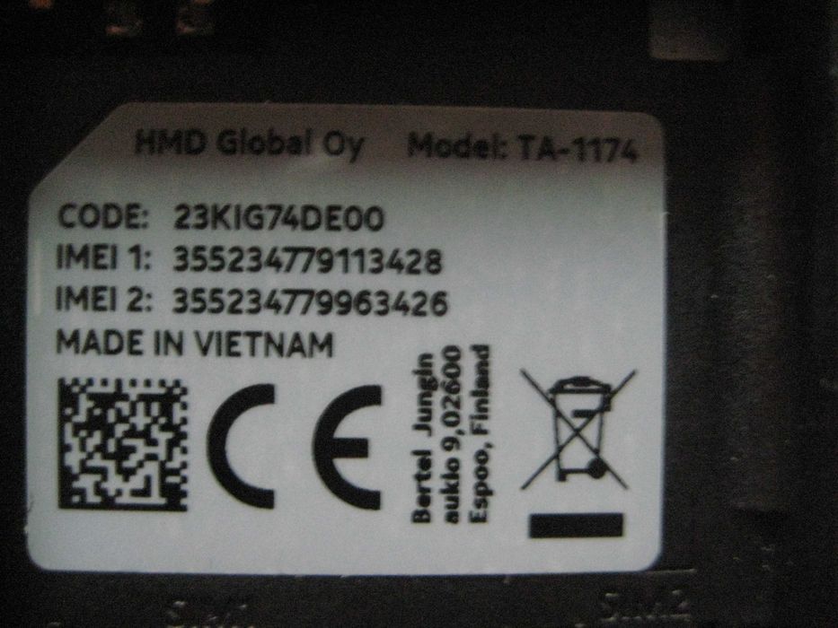 Телефон Nokia TA-1174