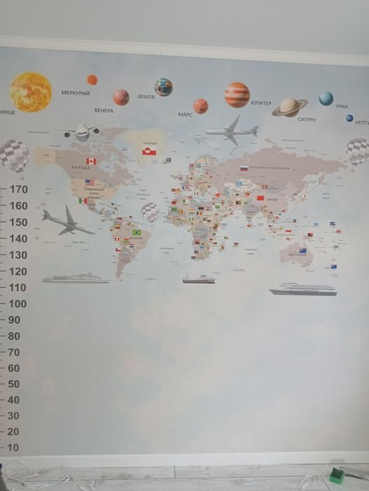 Ремонт стен под обои в Караганде.