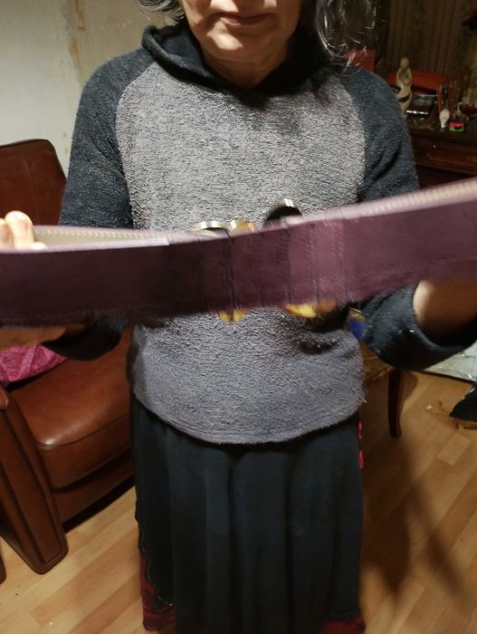 Колан Versace. Чисто нов, естествена кожа