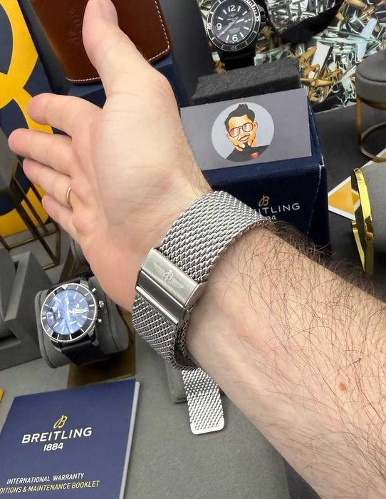 breitling superocean heritage хроно / синьо