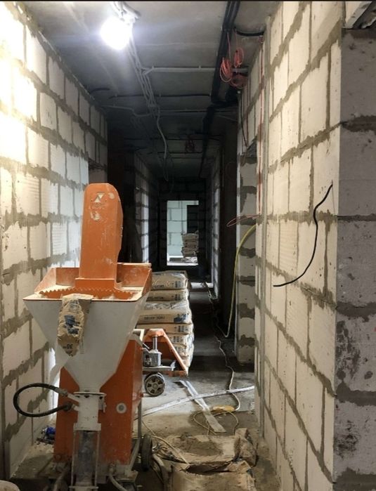 Штукатурка механизированная ( аппарат билан )