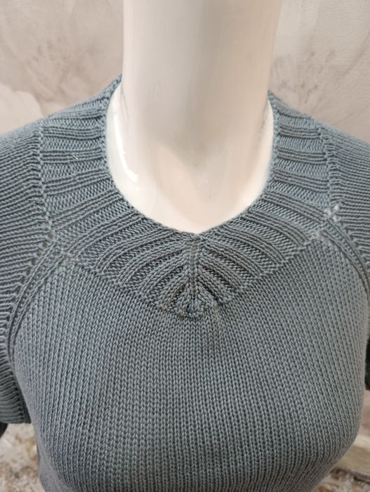 Вязаное платье из хлопка