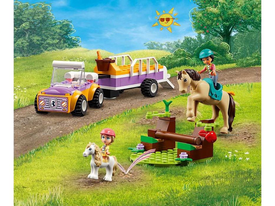НОВИ! LEGO® Friends 42634 Ремарке за кон и пони