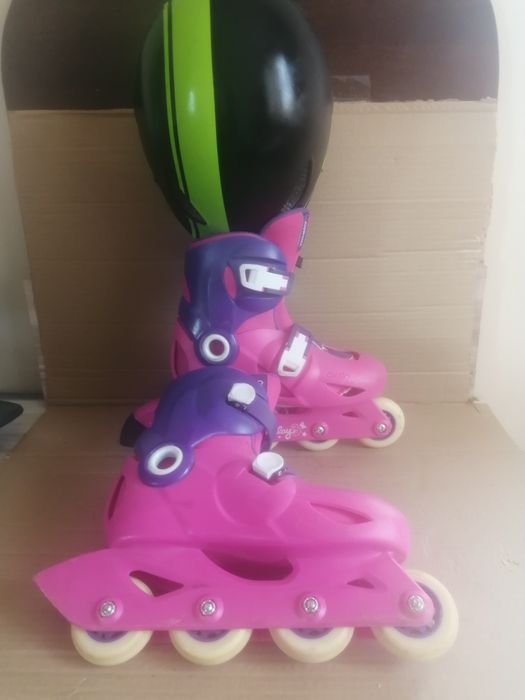 Ролкови ролери +предпазна каска