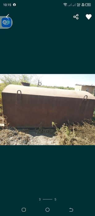 Бочка беш минг литр сигимга эга