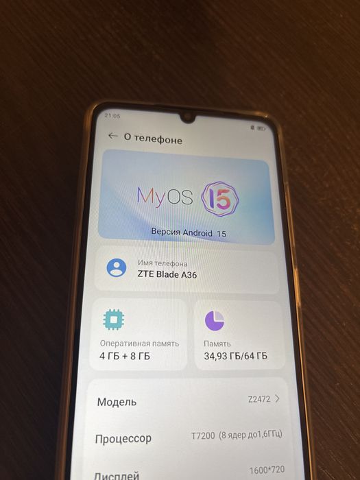 ZTE Blade A36 новый