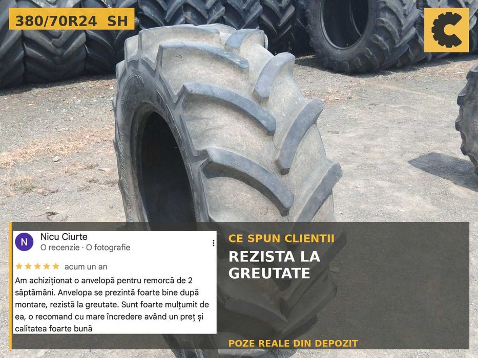 Cauciucuri 380/70R24 Goodyear Anvelope Tractor SH GARANTIE Factura