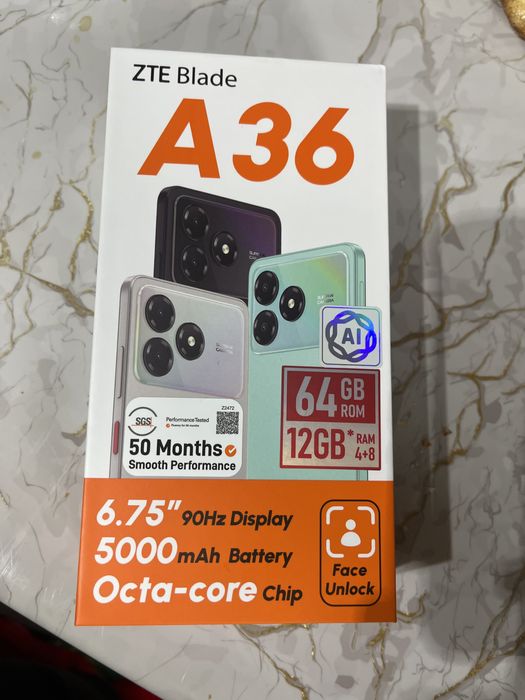 Zte balde a36 черный цвет