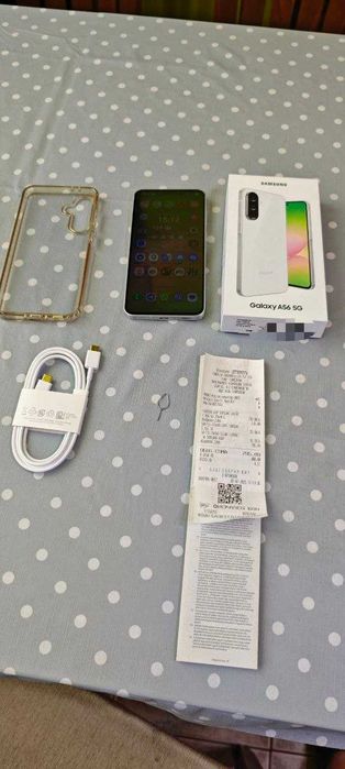 Samsung Galaxy A56 5G (256GB) White + ОФИЦИАЛНА ГАРАНЦИЯ ДО 2027 г.