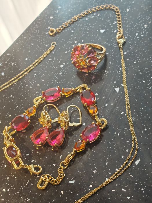 Set bijuterii placate aur 18K