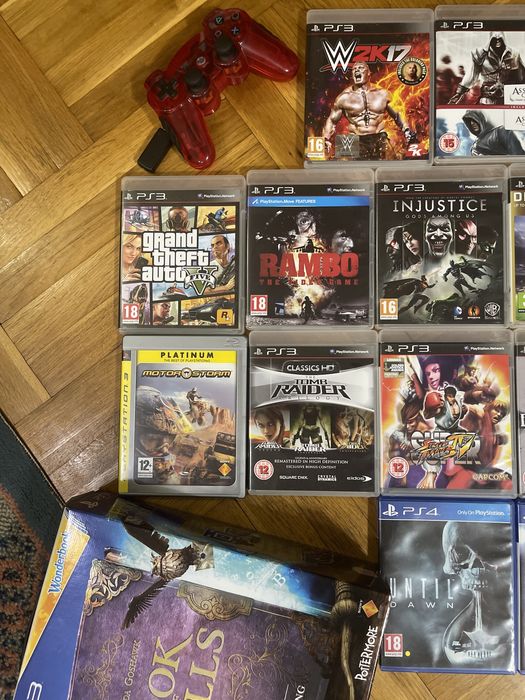 Playstation 3 с периферия и видео игри