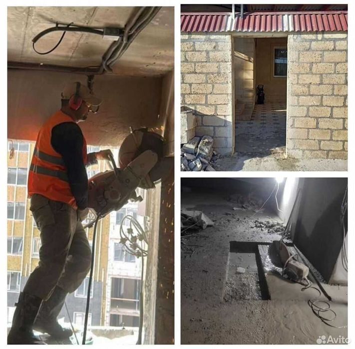 Almazni bur teshik teshish va beton kesish