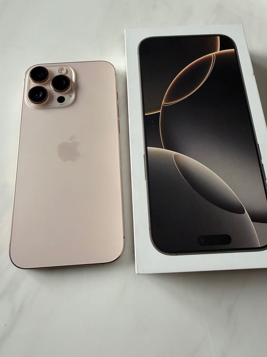 Iphone 16 pro max desert titanium