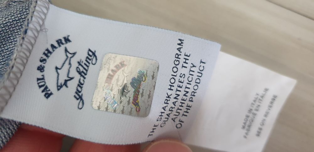 Paul & Shark Pique Cotton Italy Mens Size S ОРИГИНАЛНА Мъжка Тениска!