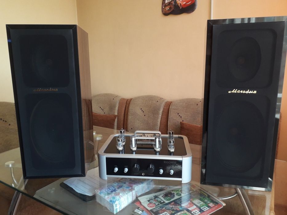 Тонколони + лампов усилвател